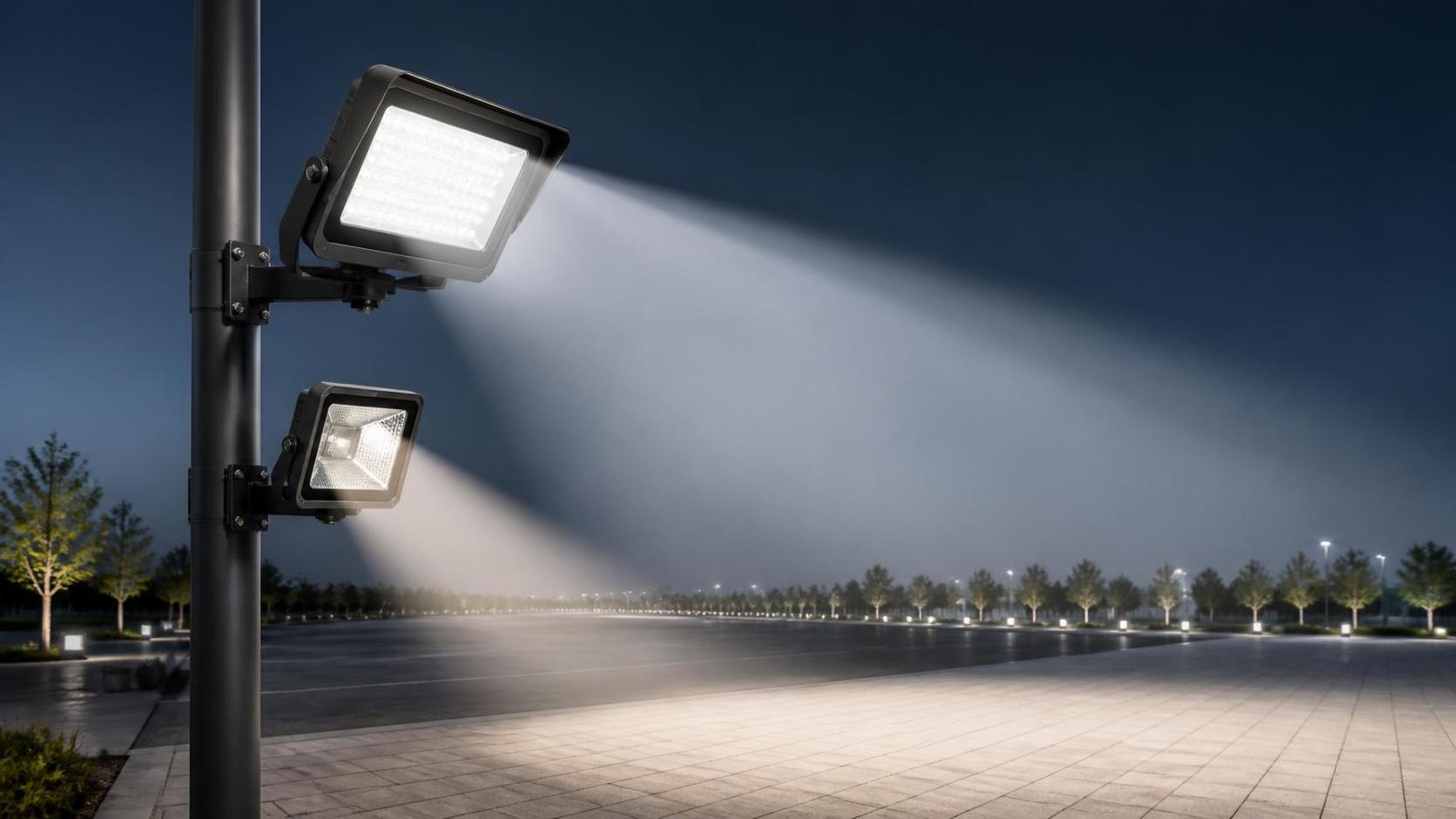 كشاف LED عالي القدرة مقابل الكشاف القياسي: ما الذي يتغير في الموقع؟