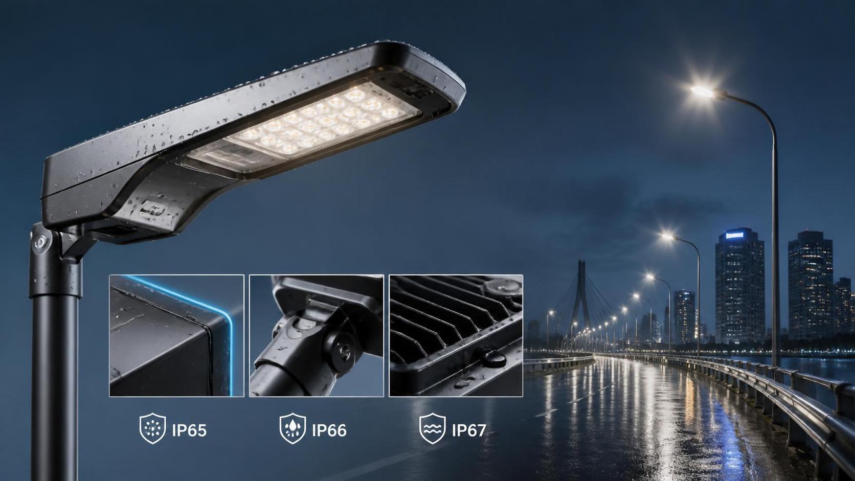 ما تصنيف IP الذي ينبغي على المشترين اختياره لمصابيح الشوارع LED؟